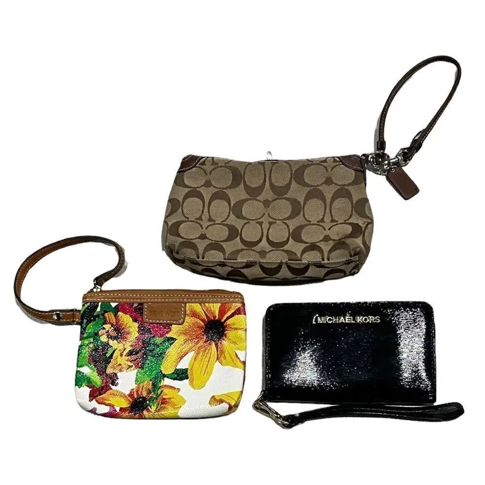 Coach-Michael Kors-Nine West Three Branded Wristlets